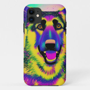 Deutscher Schäferhund Pop Kunst Case-Mate iPhone Hülle