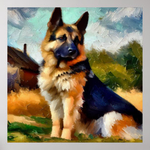 Deutscher Schäferhund Poster