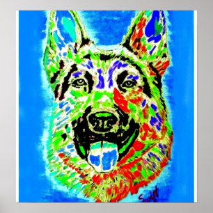 Deutscher Schäferhund Poster