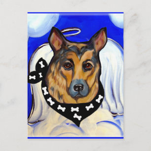 DEUTSCHER SCHÄFERHUND POSTKARTE