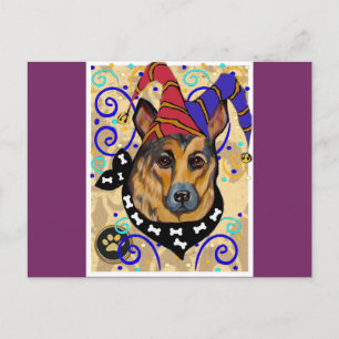 DEUTSCHER SCHÄFERHUND POSTKARTE