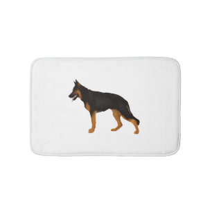 Deutscher Schäferhund Red Black Blanket Badematte