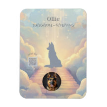 Deutscher Schäferhund Regenbogenbrücke Magnet