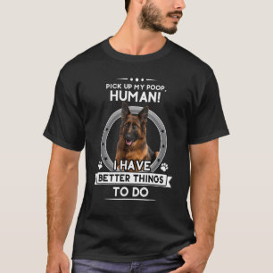 Deutscher Schäferhund Schäferhund-Hundemama-Papa-W T-Shirt