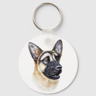 Deutscher Schäferhund Schlüsselanhänger