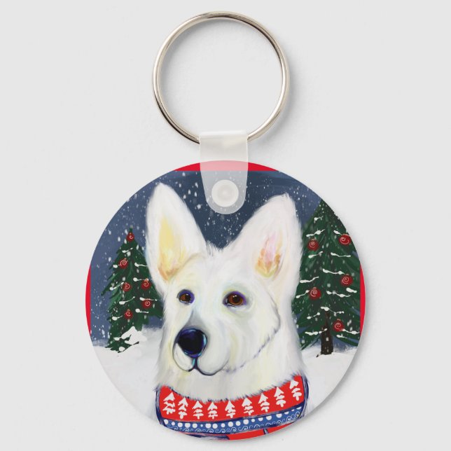 Deutscher Schäferhund Schlüsselanhänger (Vorderseite)