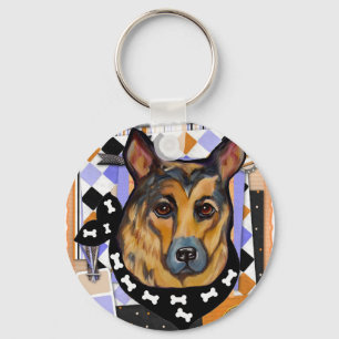 DEUTSCHER SCHÄFERHUND SCHLÜSSELANHÄNGER