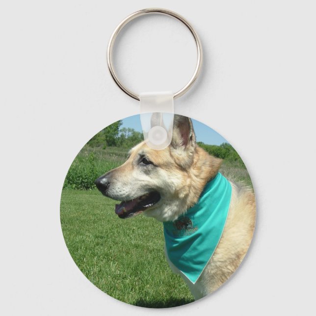 Deutscher Schäferhund Schlüsselanhänger (Vorderseite)