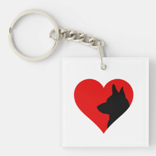 Deutscher Schäferhund Schlüsselanhänger