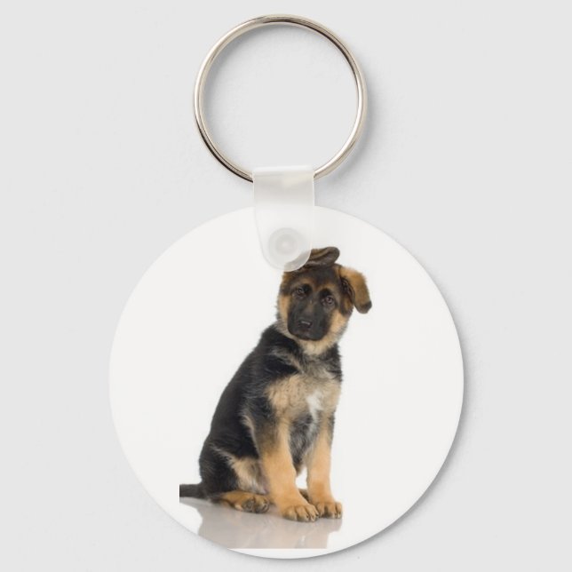 Deutscher Schäferhund-Schlüsselanhänger Schlüsselanhänger (Vorderseite)