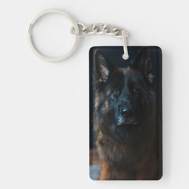 Deutscher Schäferhund-Schlüsselanhänger Schlüsselanhänger (Vorderseite)