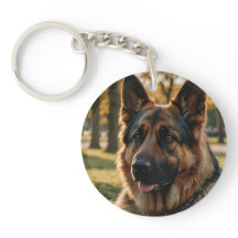 Deutscher Schäferhund-Schlüsselanhänger