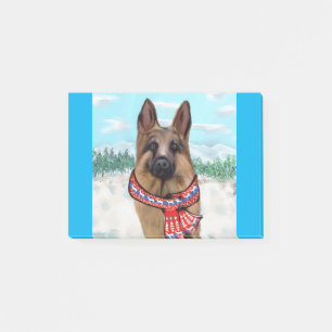 Deutscher Schäferhund Schweden Post-it Klebezettel