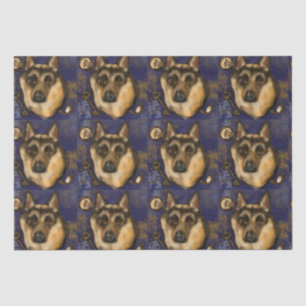 Deutscher Schäferhund Seidenpapier