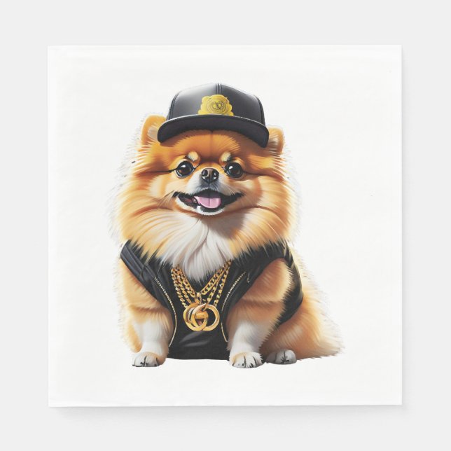 Deutscher Schäferhund  Serviette (Vorderseite)