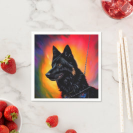 Deutscher Schäferhund Serviette