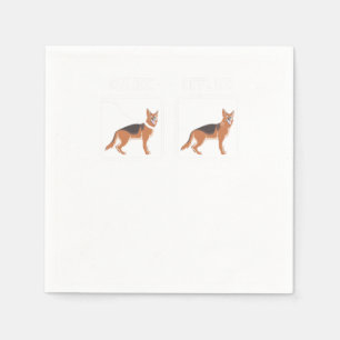 Deutscher Schäferhund Serviette