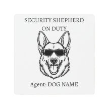 Deutscher Schäferhund-Sicherheits-M-Schild - Benut