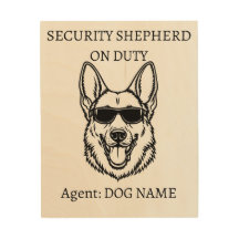 Deutscher Schäferhund-Sicherheitsschild - Benutzer