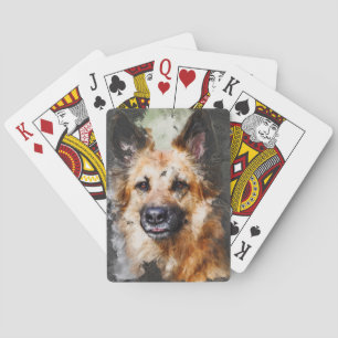 Deutscher Schäferhund Spielkarten