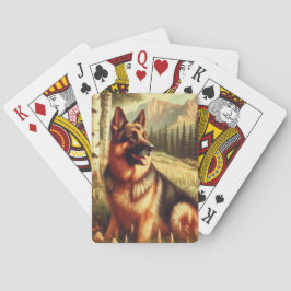 Deutscher Schäferhund Spielkarten