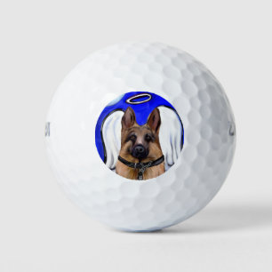 Deutscher Schäferhund-Streifehund Golfball