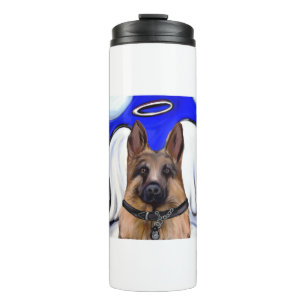 Deutscher Schäferhund-Streifehunde Thermosbecher