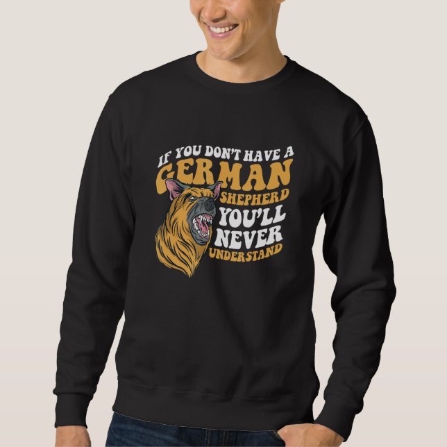 Deutscher Schäferhund Sweatshirt (Vorderseite)