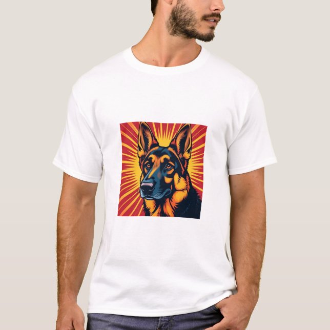 Deutscher Schäferhund T-Shirt (Vorderseite)