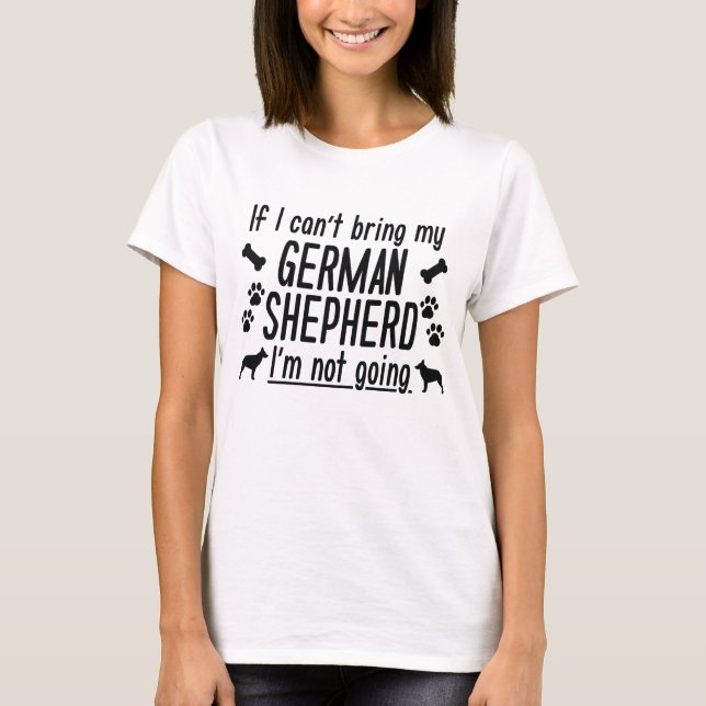 Deutscher Schäferhund T-Shirt (Vorderseite)