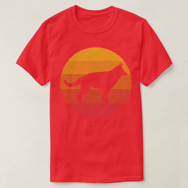 Deutscher Schäferhund T-Shirt (Design vorne)