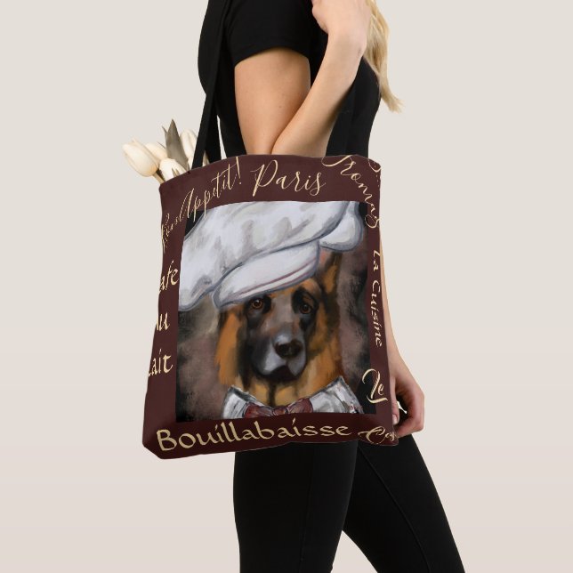 Deutscher Schäferhund  Tasche (Von Nahem)