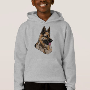 Deutscher Schäferhund Tollwütiger Wachhund Hoodie