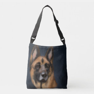 DEUTSCHER SCHÄFERHUND TRAGETASCHEN MIT LANGEN TRÄGERN