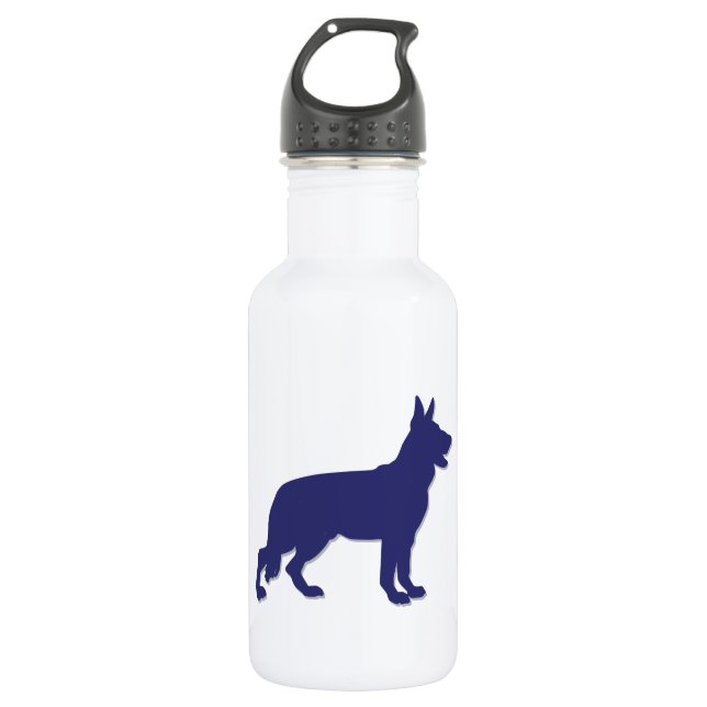 Deutscher Schäferhund Trinkflasche (Vorderseite)