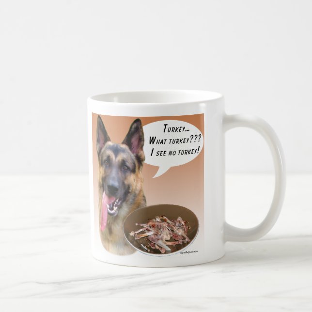 Deutscher Schäferhund Türkei Kaffeetasse (Rechts)