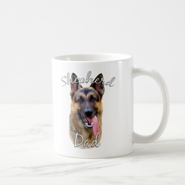 Deutscher Schäferhund-Vater 2 Kaffeetasse (Rechts)