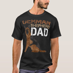 Deutscher Schäferhund Vater Besitzer Shepard Deuts T-Shirt