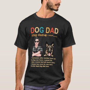 Deutscher Schäferhund Vater Definition Lustig Vate T-Shirt