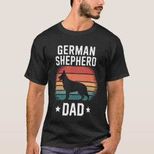 Deutscher Schäferhund-Vater für Tierrettung und Hu T-Shirt