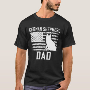Deutscher Schäferhund Vater GSD US amerikanische T-Shirt