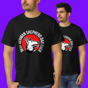 Deutscher Schäferhund-Vater, Hund-Vater T-Shirt