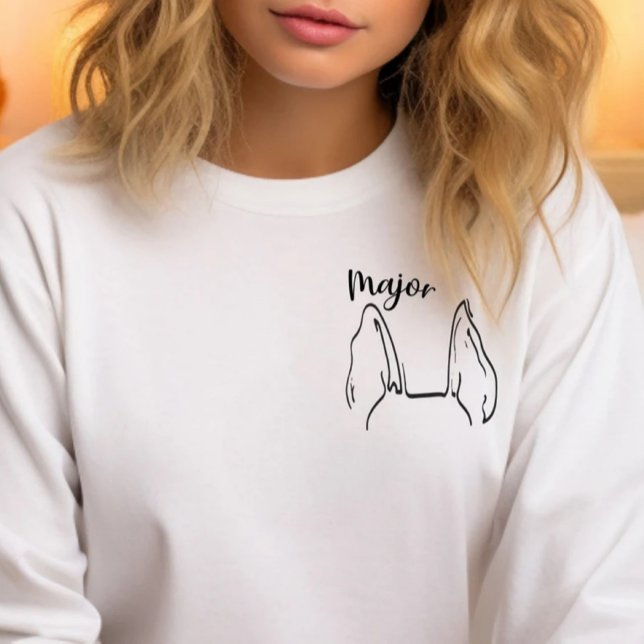 Deutscher Schäferhund-Vater, Hundeohren Sweatshirt (Von Creator hochgeladen)