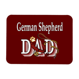 Deutscher Schäferhund-Vater Magnet