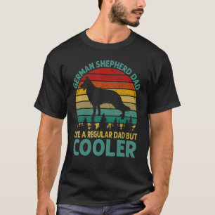 Deutscher Schäferhund Vater wie ein regelmäßiger V T-Shirt