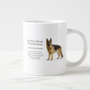 Deutscher Schäferhund Wächter Treue Jumbo-Tasse