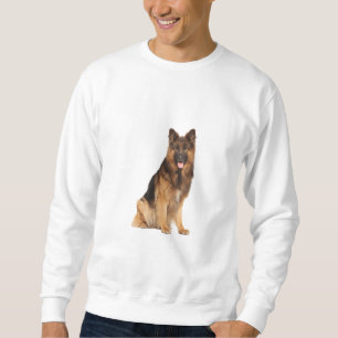 Deutscher Schäferhund, Wäscherin gerade Design, Hu Sweatshirt