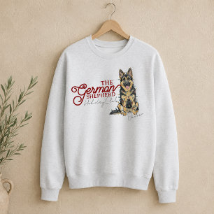 Deutscher Schäferhund Weihnachtsfeier Club  Sweatshirt