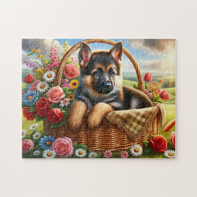 Deutscher Schäferhund-Welpe (Horizontal)