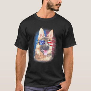 Deutscher Schäferhund-Welpe Amerikanischer Unabhän T-Shirt